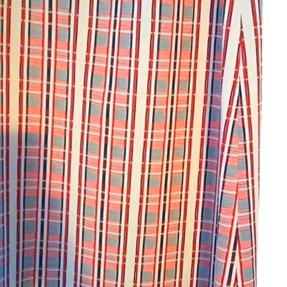 Vintage 70's Jantzen Beach Skirt Maxi A-Line Geometric Stripes Stretchy - Picture 7 of 11